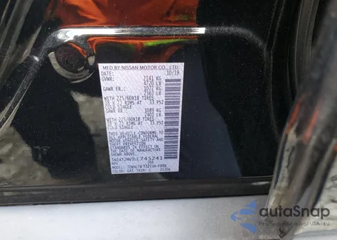 2020 Nissan Rogue S из США, поврежденный, VIN 5N1AT2MV3LC745241